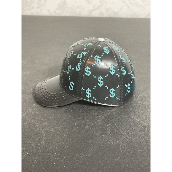 Rainbow High River Kendall Black Baseball Cap With Green Dollar Sign Pattern - Picture 4 of 6